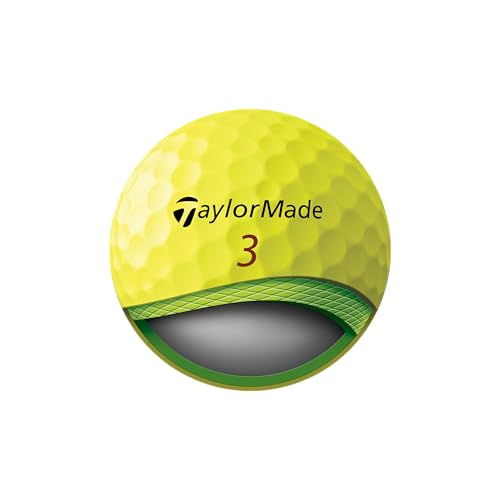 TaylorMade 2025 Golf Tour Response Yellow Golf Balls - Image 4
