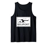 heliport helikopter pilot Tank Top
