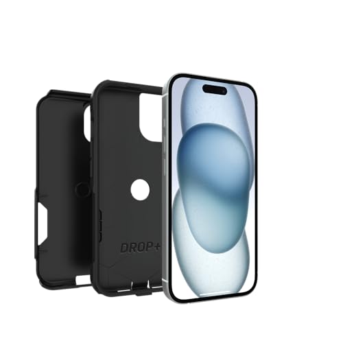 OtterBox iPhone 17e, 16e, 15, 14, & 13 Commuter Series Case - Black, Slim & Tough, Pocket-Friendly, with Port Protection - Image 6