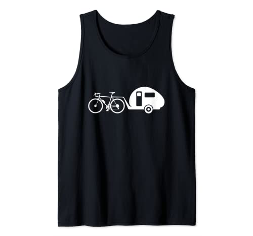 Fahrrad Wohnwagen Fahrradwohnwagen Radfahrer Tank Top