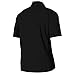 Chef Code Utility Work Shirt with Button Front and Vent Side Panels (L, Black)