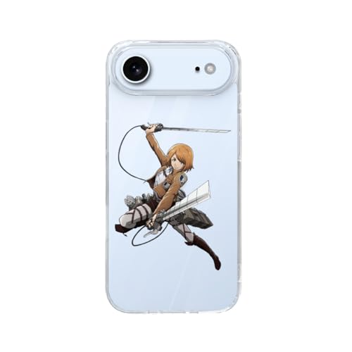 IPhone17Air用ケース 進撃の巨人 アルミン アイフォン17Air用ケース TPU スマホケース 透明シェル 耐衝撃 おしゃれ かわいい 擦り傷防止 指紋防止 互換性のある 2025新型