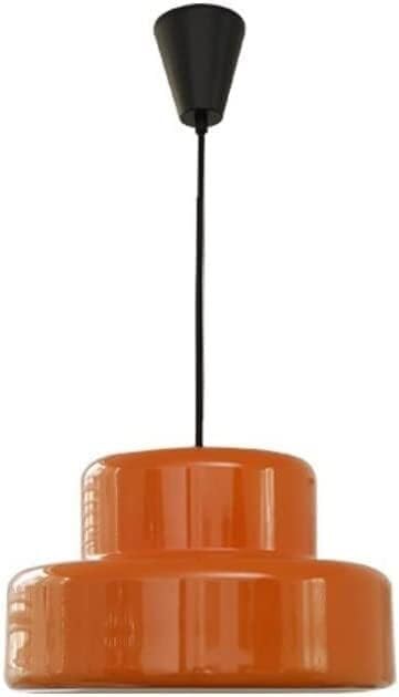Lustre orange ZR98US pour remplacer un plafonnier terne de salle et chambre