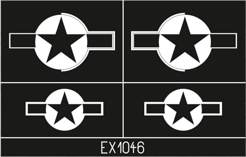 Masque EDUARD EX1046 B-26B Marauder pochoir insigne national maquette 1/48 ICM