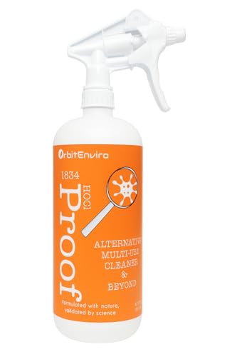 OrbitEnviro Extra Strength Hypochlorous Acid Cleaner | HOCl 500 PPM | Multi-Surface Cleaner for Home, Gym, Office, Pets & Commercial Use | 32 fl oz