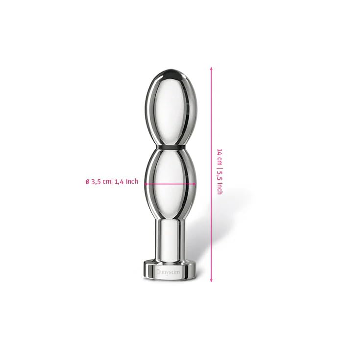 Mystim Oh Thello gode ovale en argent pour combler le manque de fermeté - 4