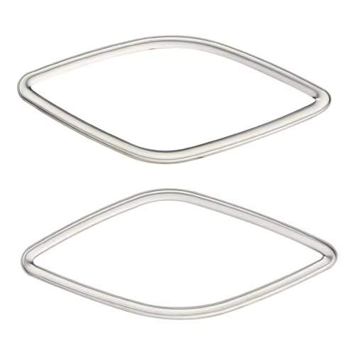 Cadre de ventilation pour Audi A3 8V (2013-2019) - 2 autocollants de sortie d'air LHD en ABS noir