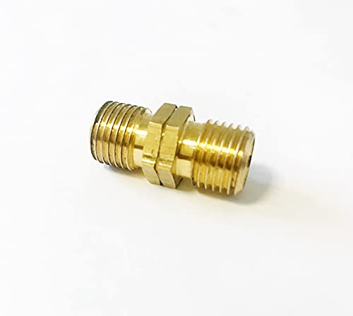 UZYXC Gasschlauch Verbinder 1/4 AG Links - Messing Adapter Für Sanitär