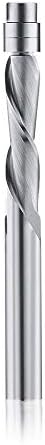 Spiral Flush-Trim Router Bits, Solid Carbide Flush Trim Router Bit 1/4-Inch Shank Spiral Flush Trim Down Cut from TACKPRO