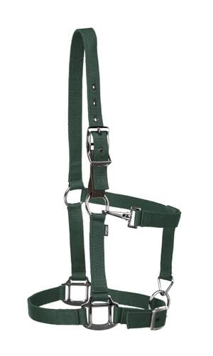 Suffolk - Cabestro de nailon para caballos, color negro, talla grande, OS