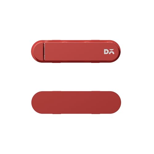 Image of DailyObjects Stack Phone Kickstand /Phone Stand /Mobile Holder, Vertical and Horizontal Stand, Adjustable Angle, Compatible with iPhone - Coral Red