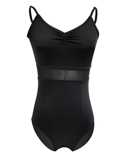 flexdans Body da Danza Classica con Spalline Regolabili, Body da