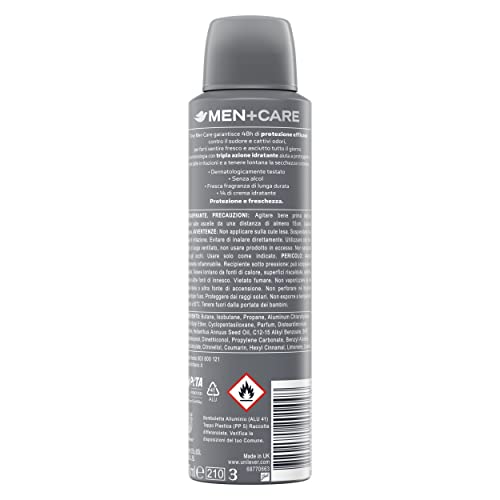 Dove Men+Care Deospray Cool Fresh mit 1/4 Feuchtigkeitscreme, Deodorant für Herren, Antitranspirant, ohne Alkohol… – Ansicht 3