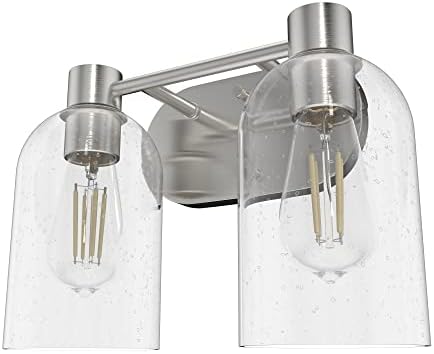 Hunter Fan Company 19778 Lochemeade Vanity Light, Brushed Nickel