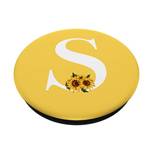 Bianco Senape Giallo Monogramma Lettera S Iniziale...