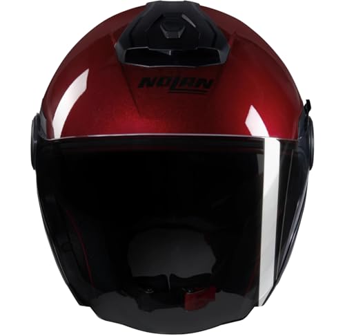 Casque Nolan N21 Visor orange perle jet compact en taille XXS