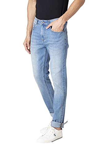 Image of Red Tape Men's Light Blue Jeans