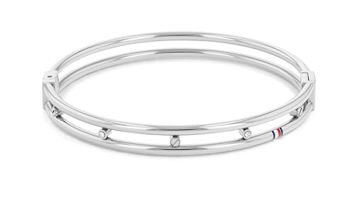 Tommy Hilfiger Jewelry Armreif für Damen aus Edelstahl mit Kristallen -...