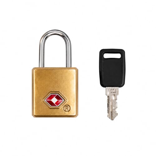 Image of QUIRA TSA Approved Travel Padlock with Key, Luggage Lock for Suitcase, Backpack, Locker & Travel Bags, Heavy Duty Security Lock