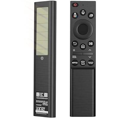 BN59-01357A Solar Voice Remote Control Replacement fit for Samsung Smart TVs Compatible with Samsung QLED Series Smart TV Also BN59-01357F BN59-01357P Full Function Replacement