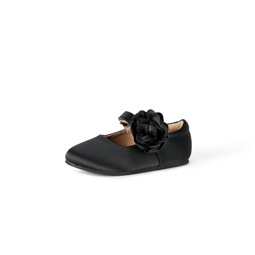 Amazon Essentials Mädchen Mary Jane Ballerinas, Schwarz Satin,...