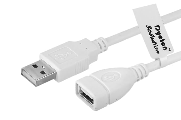 Dyeton Solution USB Male To Female Cable 2.0 Copper 3 Meter Length (B0D3Q5TDVW) Amazon Price History, Amazon Price Tracker