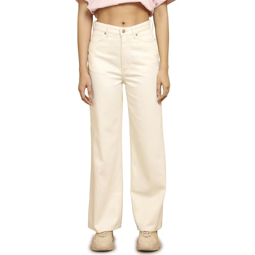 Image of Wrangler Women's Barrel Wide Leg Fit High-Rise Jeans