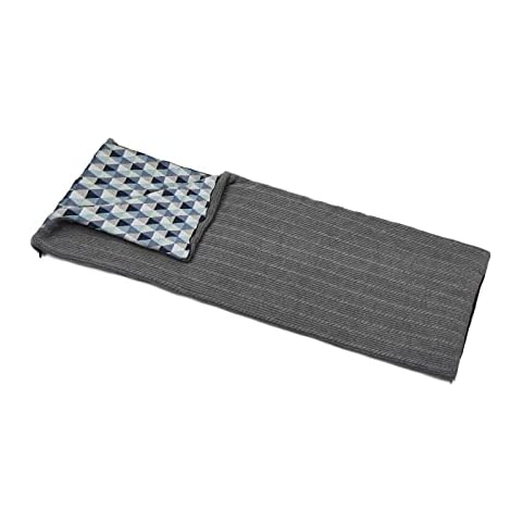 BERGER warm Camper Comfort 150g Deckenschlafsack Erwachsene │Flanell Links koppelbar Cover