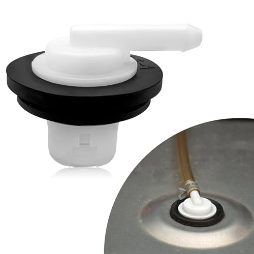 YUPIKJI Fuel Tank Vent Valve Fuel Tank Vent Plug Gas Tank Ventilation Valve with Grommet Seal Kit Car Accessories Compatible with Jeep Wrangler Ford F150 F250 F350 Replaces OEM#5360058 911-060