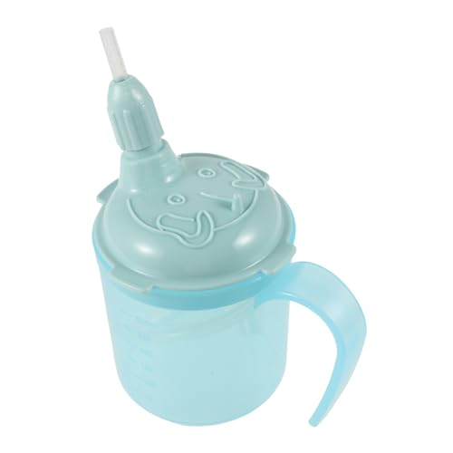 FOMIYES Drinking Cup for Elderly Adult Sippy Cup Straw for Incontinent Leakproof Design
