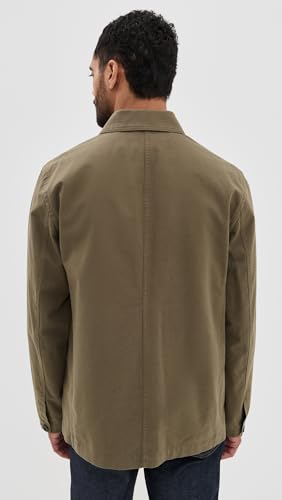 Vince Men's Slub Cotton Linen Utility Chore Jacket3