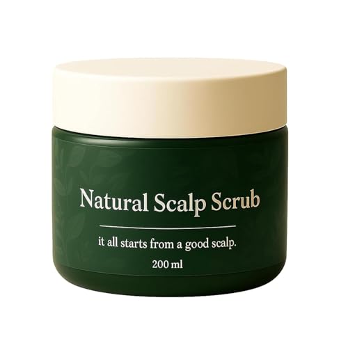 Exfoliante Natural para el Cuero Cabelludo Lissima, Exfoliante Herbal Suave, Limpieza Profunda, Alivia la Picazón y la Caspa, Alivia la Sequedad, para Todo Tipo de Cabello