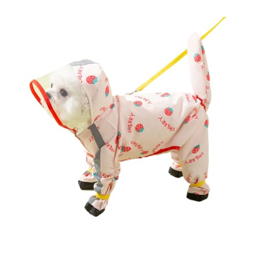犬 レインコート 可愛い 犬カッパ 犬服 ペット 梅雨対策 軽量 ペットレインコート 雨具 フード付き 通気性 防水 防塵 汚れ防止 寒さ対策 防雪 風よけ寒さ対応 小中型犬 カッパ 着脱簡単 携帯便利