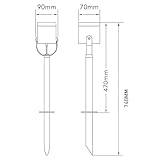 Zoom IMG-2 partenopea faretto da giardino grande Zoom IMG-2 partenopea faretto da giardino grande