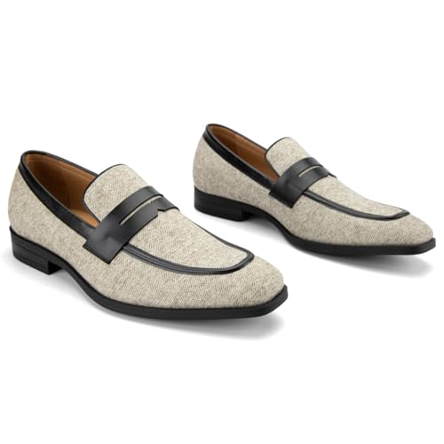 Image of JITAI Mens Velvet Loafers Dress Shoes Loafers for Men Tuxedo Suit Shoes