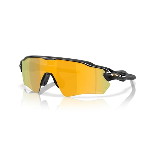 Oakley Radar EV S Path OO9510 951004 31MM Polished Black/Prizm 24K Polarized Shield Sunglasses for Men for Women