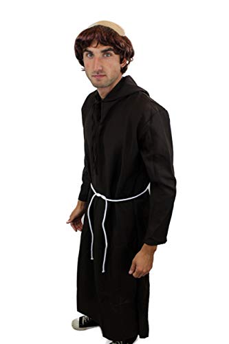 Dress Me Up - Costume Uomo Monaco Prete Saio Frate...