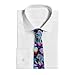 JKJOJIA Hippie Mushroom Magic Ties For Men Novelty Funny Neckties Classic Fashion Men's Tie For Wedding Party Business Casual Gifts