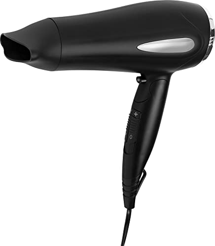 Corby Asciugacapelli pieghevole da 2000 W (Bedford/CH-605) in nero – spina EU