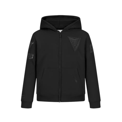 Big Boys WNBA Classic Triple Black Fleece Full Zip Hoodie