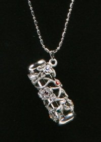 Kaleidoscope Necklace - Metal Kaleidoscope Jewelry (Antique)3