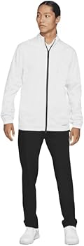 ナイキゴルフ★2way 撥水 ダブルジップ Storm ジャケット アイボリー Nike Men's Golf Storm-Fit Victory Full Zip Jacket, Photon Dust