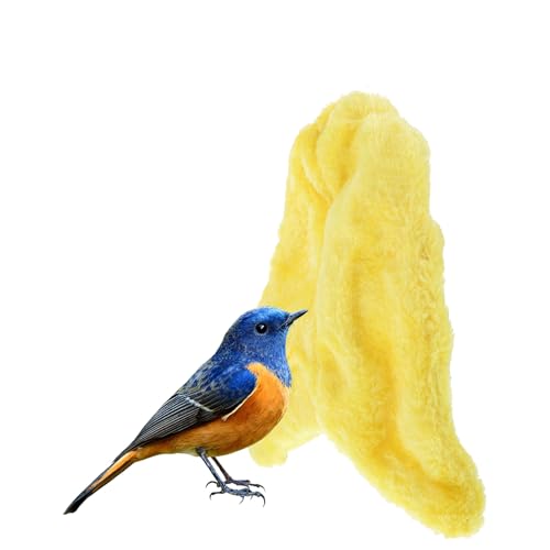 Image of balacoo Bird Blanket Nest Hanging Hammock Bed for Parrot Cage 11.02X7.87In Soft Fleece Snuggle Hut Cozy Warm Bird Bed for Parakeet Cockatiel Pigeon