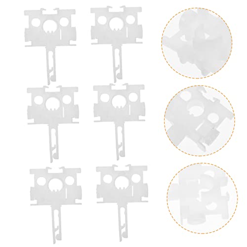 Cabilock 12pcs Vertical Blind Carrier Replacement Plastic Carriers for Vertical Blinds Easy Installation Compatible with Various Models