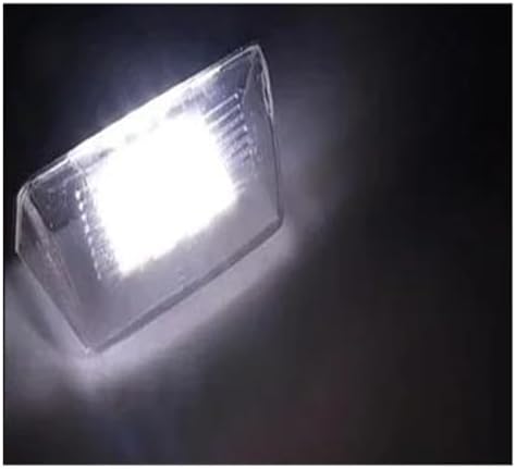 Mirror Indicator Light 1/2Pcs Car LED License Number Plate Light(2 pcs)