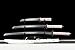 Pack of 3- Japanese Samurai Sword Set, Authentic Carbon Steel Blades for Martial Arts Training, Decoration or Gift