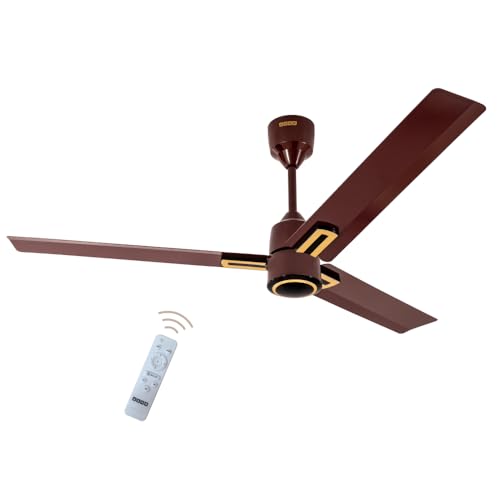USHA AeroEdge Plus 1200mm BLDC Ceiling Fan with IR Remote | LED I...