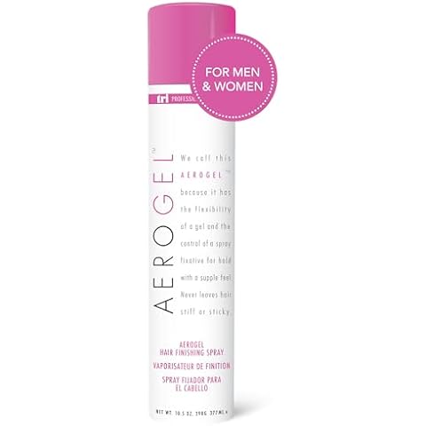 TRI Design Aerogel Hairspray - Non-Toxic Hair Finishing Spray for Styling, Volumizing and Holding Curly Hair with Flexible Hold - For Women and Men - Pack of 1 (10.5 oz) Cover