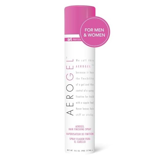 TRI Aerogel Hairspray - Non-Toxic Hair Finishing Spray for Styling, Volumizing and Holding Curly Hair with Flexible Hold - For Women and Men - Pack of 1 (10.5 oz)
