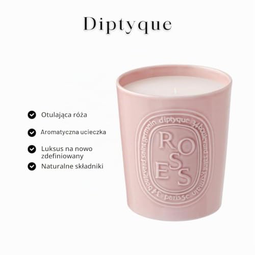 DIPTYQUE Świeca zapachowa Roses 600 g